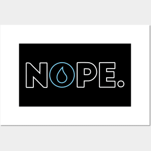 nope monoline merch Posters and Art